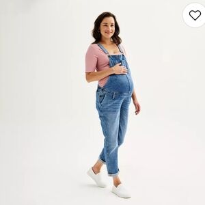 Women's Sonoma Blue Maternity Overalls